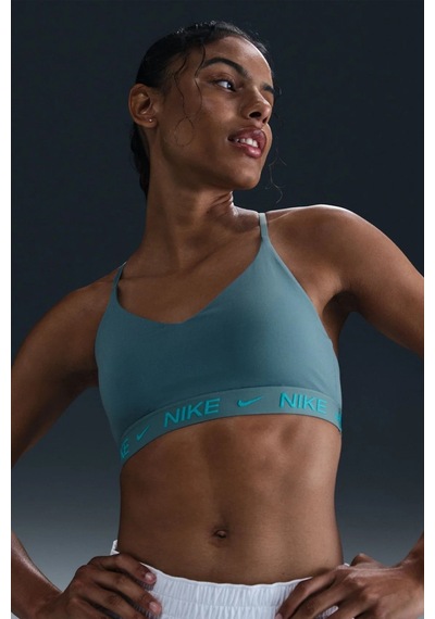 Nike Indy Light-support Padded Adjustable Sports Bra Kadın Spor Bra Mavi