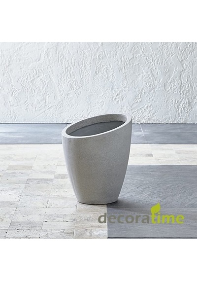 Dekoratif Fiber Furya 45x45x90 Büyük Saksı