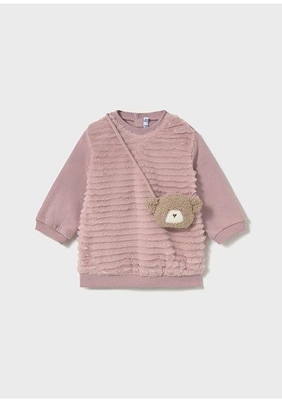 Mayoral Pembe Çantalı Bebek Elbise 2919 Pembe