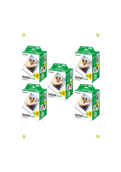 Ayrex Fujifilm Instax Mini 12 11 10 Uyumlu Film 5'li Set 100 Poz Diğer