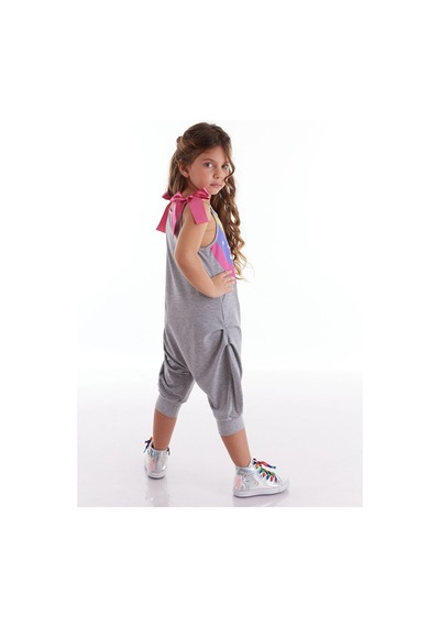 Denokids Mushi Unicorncup Kız Çocuk Tulum Çok Renkli