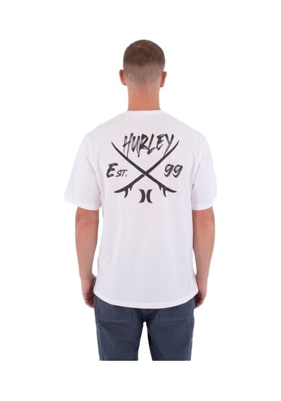 Hurley Hurley Printing Press Evy Erkek Beyaz Tişört 908