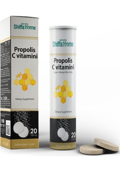 Shiffa Home Propolis C Vitaminli Efervesan Tablet 20 Adet