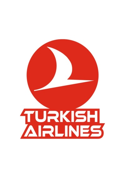 Turkısh Airlines Logo Oto Sticker Kırmızı 10 11 Cm