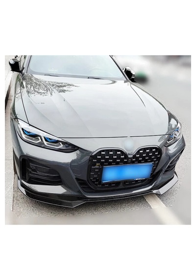 Bmw G22-g23 Ön Lip Ek 2021-2025 Parlak Siyah 3 Parça M Tampon Uyumlu