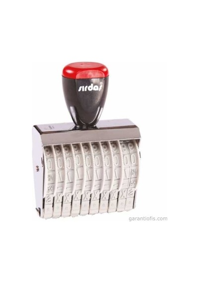 Sırdaş Numaratör 15910 9 MM 10 Hane N11.1696