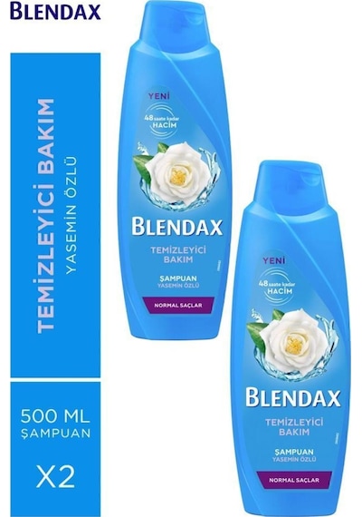 Blendax Temizleyici Bakım Yasemin Özlü Şampuan 500 Ml X 2 Adet set-hnkl-2658-5389
