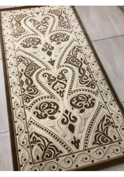 Saray Halı 3B 11257-J Bej 80X150 Krem Küçük Ölçü Halı !
