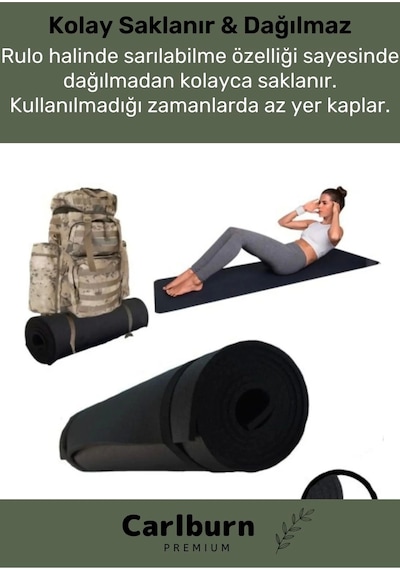 Özel Su Geçirmez 182 x 60 CM Hafif Pratik Dayanıklı Isı Yalıtım 12mm Kalınlık Köpük Askeri Haki Mat Çok Renkli