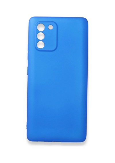 Newface - 306 - Samsung Galaxy A91 / S10 Lite Kılıf First Silikon - Edntrend - - Mavi