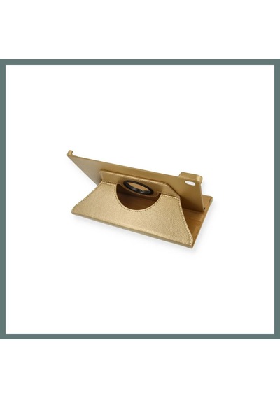 Ventra Samsung Uyumlu Galaxy T500 Tab A7 10.4 Kılıf 360 Tablet Deri Kılıf - Gold Ventra