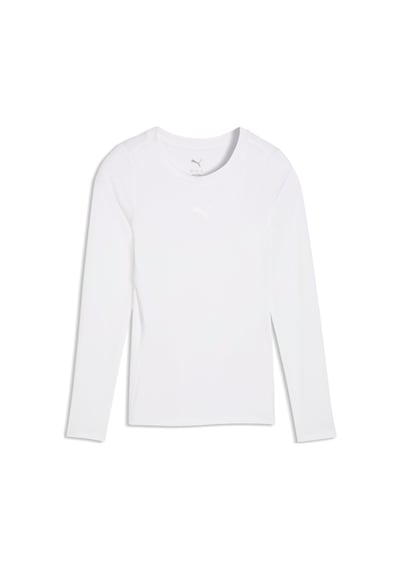 Puma Teamlıga26 Baselayer Genç Uzun Kollu Tişört 660452 04 Beyaz