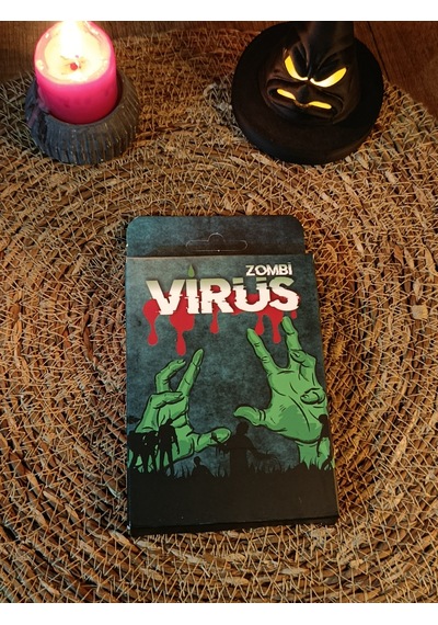 Virüs Zombi Strateji Oyun Kartları - Kese Hediyeli 50 Kart