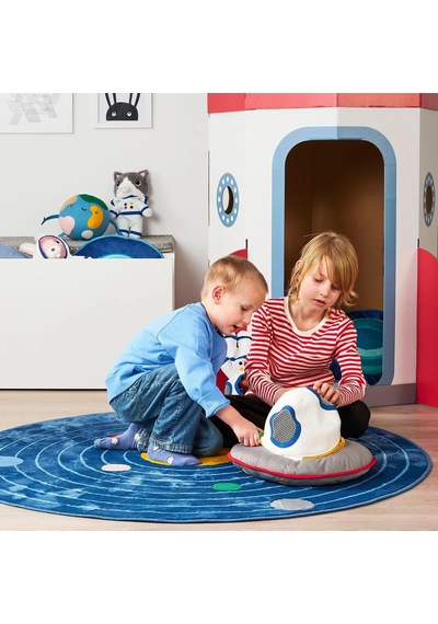 Ikea Aftonsparv Peluş Oyuncak Beyaz - Gri - Sarı - Kırmızı