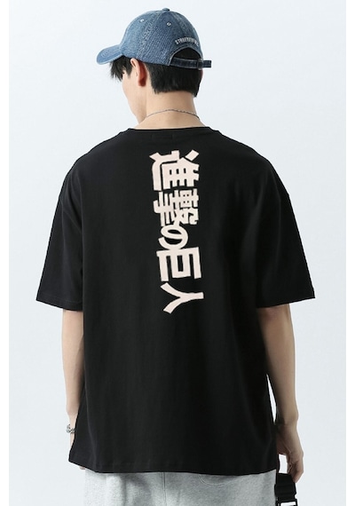 Noıssey Wed Hunors Sportswear & Company Siyah Renk Attack On Titan Levi Ackerman Unisex Anime T-shirt