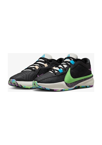 Nike Giannis Antetokounmpo Zoom Freak 5 Erkek Basketbol Ayakkabısı Siyah Siyah