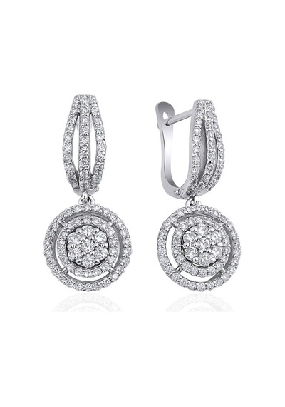 1.05 Karat Fantezi Pırlanta Küpe - Hrd Sertifikalı 68480532