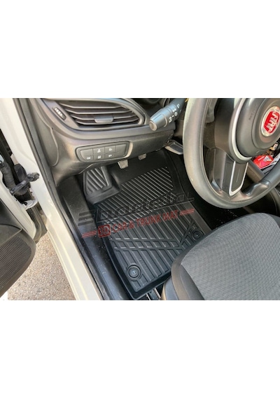2020 Fiat Egea Sedan 3d Kauçuk Kokusuz Havuzlu Paspas