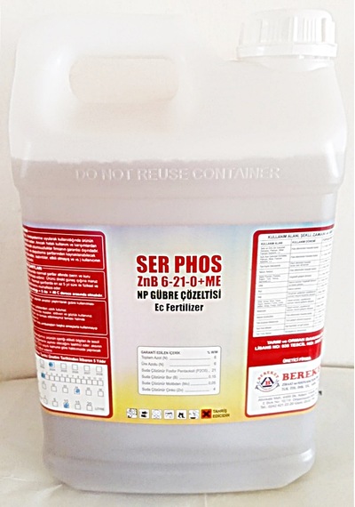 Ser Phos Znb 6-21-0+me Fosforlu Sıvı Gübre-çiçeklendirici 10 Lt