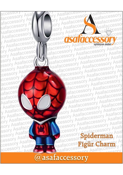 Spiderman Figür Charm Çok Renkli