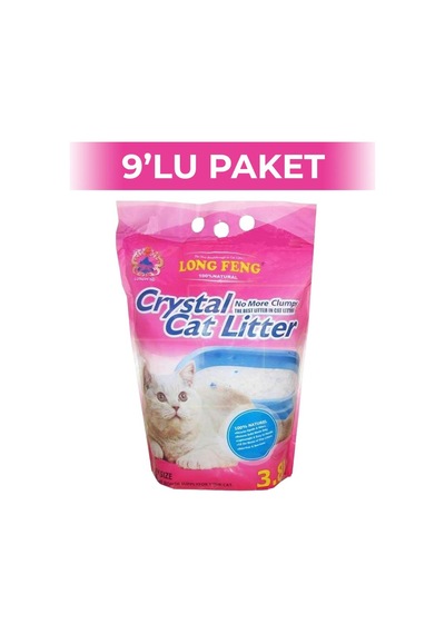 Long Feng Extra Silika Kristal Kedi Kumu 9 x 3800 ML