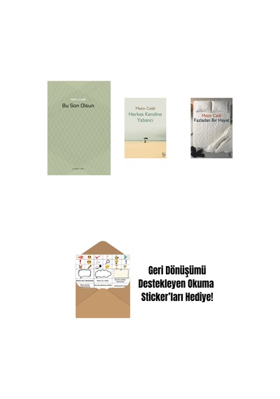Bu Son Olsun + Herkes Kendine Yabancı + Fazladan Bir Hayat + Okuma Sticker'ları