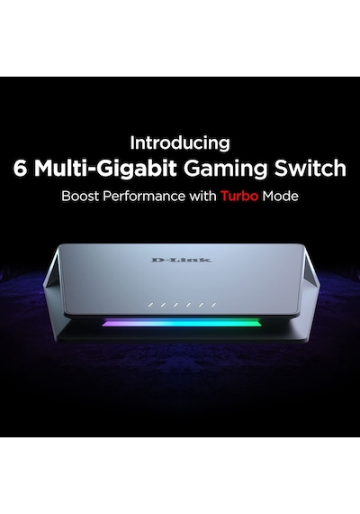 D-link Dms-106xt 6 Bağlantı Noktalı Çoklu Gigabit Yönetilmeyen Anahtar 5 X 2,5 Gigabit Ethernet, 1 X 10 Gigabit Ethernet, Turbo Modunda Rgb Aydınlatma, Alüminyum Muhafaza, Fansız, Igmp Gözetleme, Bağlantı Noktası Tabanı Qos D-link Dms-106xt 6 Bağlantı Noktalı Çoklu Gigabit Yönetilmeyen Anahtar 5 X 2,5 Gigabit Ethernet, 1 X 10 Gigabit Ethernet, Turbo Modunda Rgb Aydınlatma, Alüminyum Muhafaza, Fansız, Igmp Gözetleme, Bağlantı Noktası Tabanı Qos