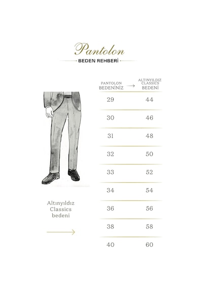 AC&Co / Altınyıldız Classics Slim Fit Dar Kesim Pamuklu Esnek Chino Erkek Pantolon Antrasit
