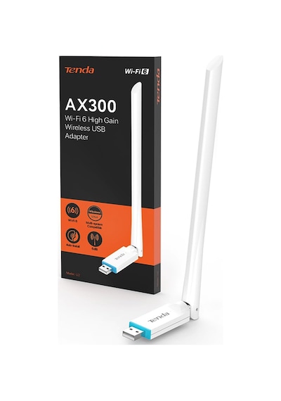 Tenda U2-usb 6dbi Antenli Ax300 Wifi 6 Usb Adaptör
