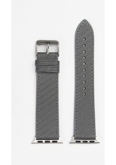 Apple Uyumlu Watch Kordon Gri Karbon 42-44-45 Mm