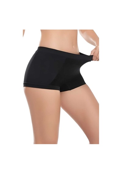 Uniquetrenders Kadın Dikişsiz Boxer 3'lü Set Siyah