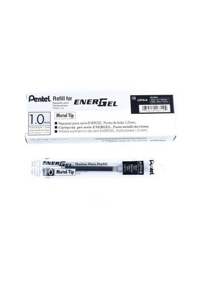 Pentel 1.0 Mm Roller Kalem Refili Siyah 12 Li Paket