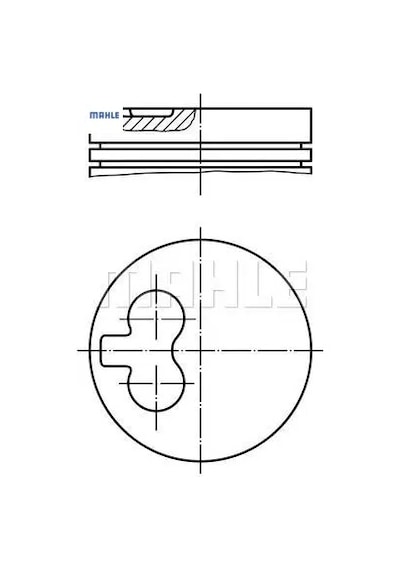 Piston Segman 83,00m+0,50 Partner-expert 1.9d/xud9 8771760050000g/ 0628.17/ 0628.