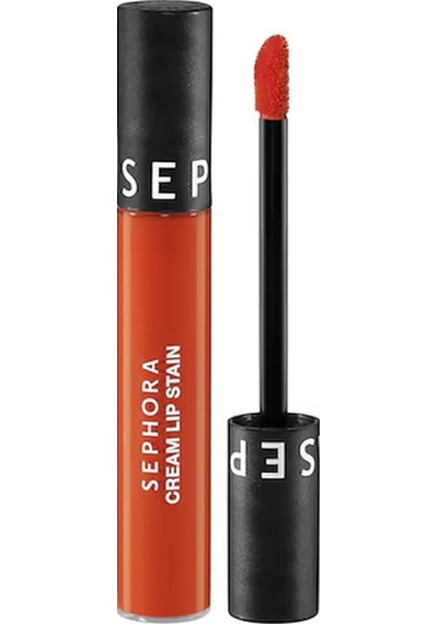 Sephora Cream Lip Stain Bulaşmayan Kadife Bitişli Ruj - Mat Likit Ruj - 137 Neon Marmalade 5 Ml 0