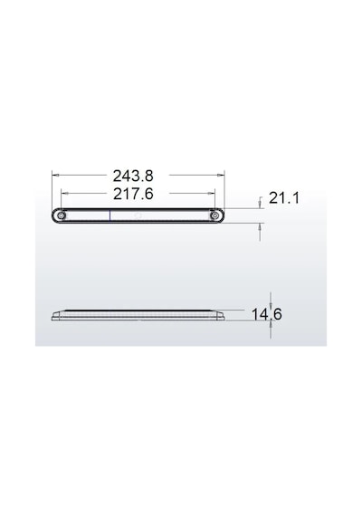 Ahmet Otomotiv Parmak Led Kırmızı Renk Neon 24cm 15 Led 12v-24v