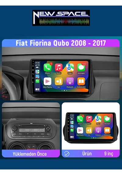 Fiat Fiorino Android 2gb Ram 32gb Rom Carplay Navigasyon Multimedya