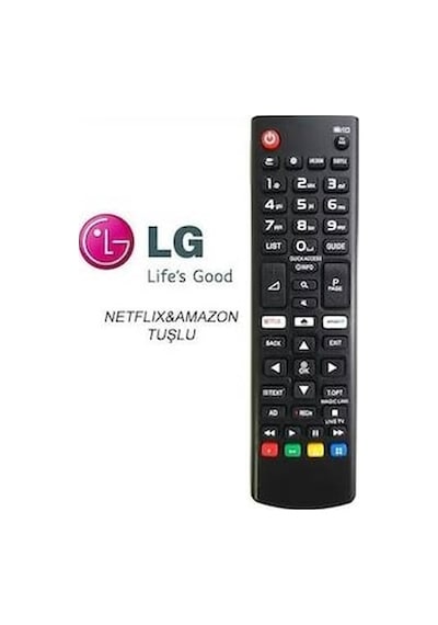 LG Uyumlu An-Mr650A Lcd Led Tv Kumanda Netflix Amazon Tuşlu