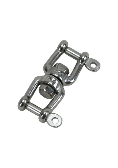 Krom Fırdöndü Çift Kilitli. Paslanmaz. 304 Kalite. Marin Tip 10mm