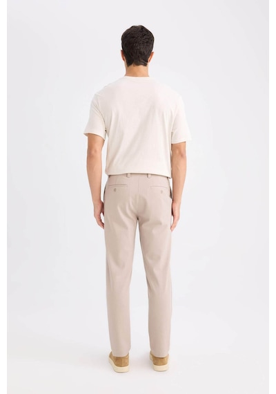 DeFacto Tailored Fit Normal Kesim Düz Paça Her Yöne Esneyen Yazlık Kumaş Pantolon -  C7508AX25SPBG755