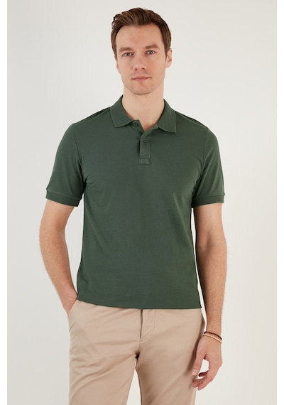 Buratti Pamuklu Regular Fit Düğmeli Erkek Polo Yaka T Shirt 5902739 Nefti
