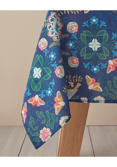 English Home Perfection Polyester Masa Örtüsü Lacivert Lacivert