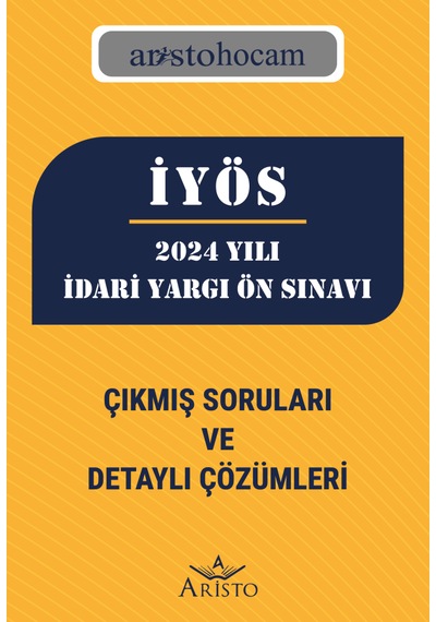 2024 Yılı İdari Yargı Ön Sınavı