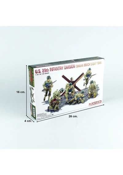 1/35 Abd 29. Piyade Tümeni Omaha Sahili Figür Maketi, Dragon 6211
