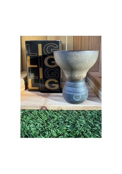 Liger 5 Delikli Sırlı Nargile Lülesi / Kahve