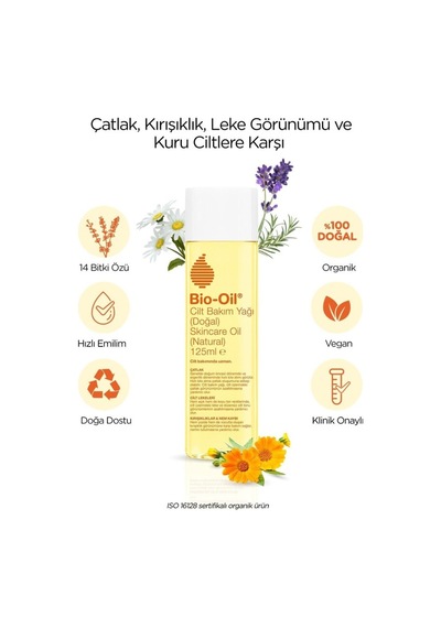 Bio-oil Çatlak Karşıtı Ve Natural Cilt Bakım Yağı 125 Ml