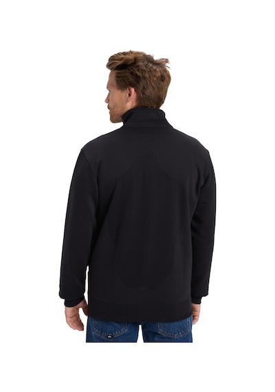 Quıksılver Quiksilver Zip Fleece No Hood Erkek Siyah Sweatshirt 11793 SiYAH