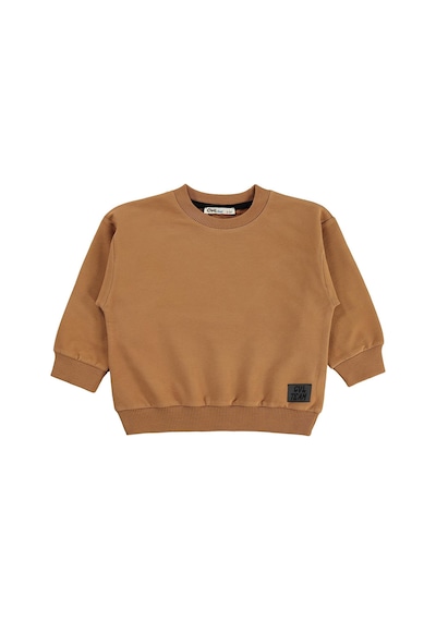 Civil Boys Armalı 2-5 Yaş Sweatshirt - Kahverengi Koyu Kahve