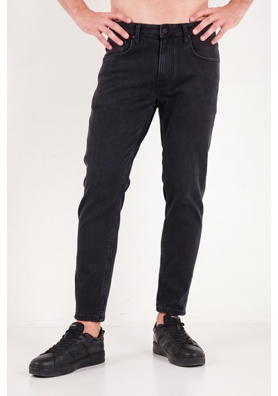 Buratti Pamuklu Normal Bel Boru Paça Jeans Erkek Kot Pantolon 5901f03mılano Siyah