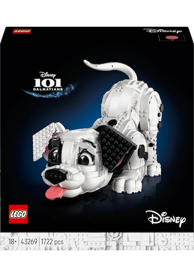 LEGO® ǀ Disney 101 Dalmaçyalı Köpek Yavrusu 43269 - Yetişkinler için Koleksiyonluk Nostaljik Model Yapım Seti (1722 Parça)