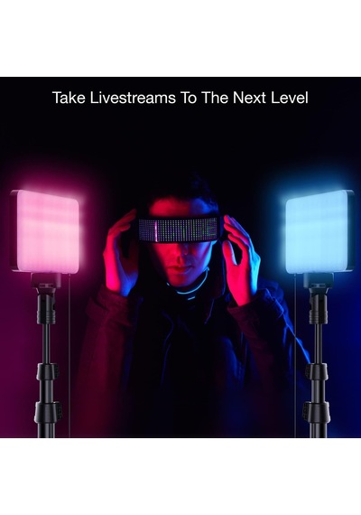 52 İnç Rgb Led Fotoğraf Video Işığı, 77 Rgb Boncuklar, Tüm Alüminyum Tripod, Benzersiz Işık Modları, Sıralı